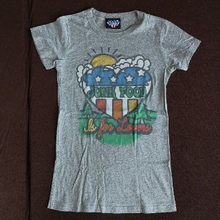 ジャンクフード(JUNK FOOD)の🇺🇸JUNK　FOOD　グレー　Tシャツ　コットン80％　ポリエステル20％(Tシャツ(半袖/袖なし))