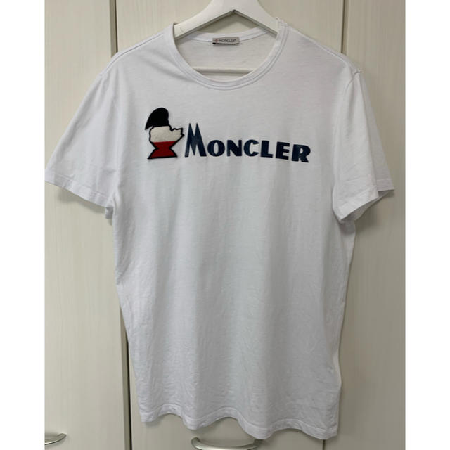 【在庫あり/即出荷可】 MONCLER - モンクレール　立体プリント　Tシャツ　Ｌ Tシャツ/カットソー(半袖/袖なし)