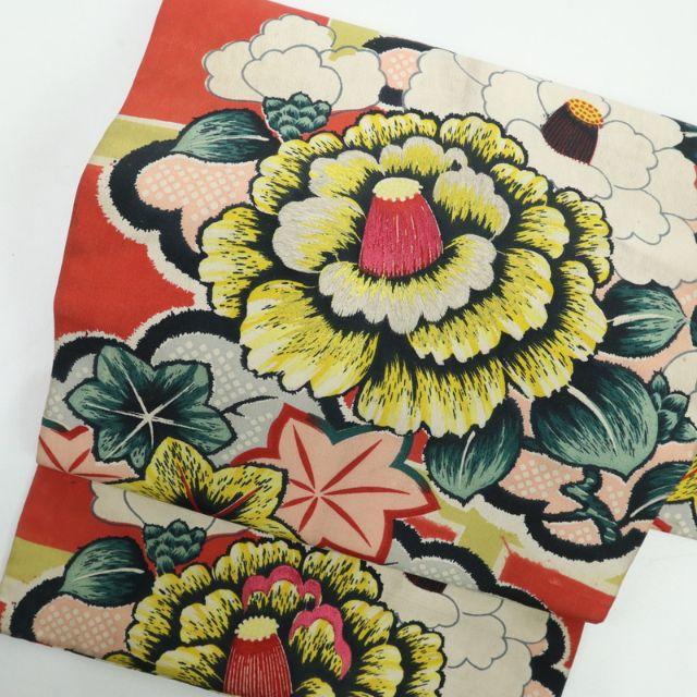安い売品 アンティーク名古屋帯 牡丹刺繍花模様 六通柄 赤色 和装着物 6nr18 アウトレット大阪 Brattleborocountryclub Com 安い売品 アンティーク名古屋帯 牡丹刺繍花模様 六通柄 赤色 和装着物 6nr18 アウトレット大阪 Brattleborocountryclub Com