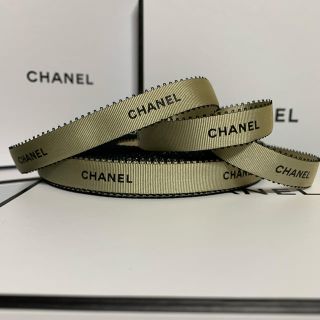 シャネル(CHANEL)のCHANEL ラッピング リボン GOLD 1m(ラッピング/包装)