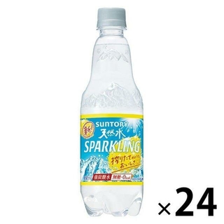 サントリー(サントリー)のサントリー 天然水 スパークリングレモン 500ml 24本 1ケース 炭酸水(ミネラルウォーター)