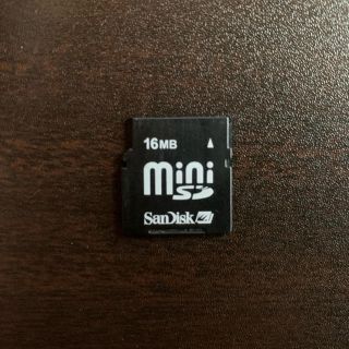 サンディスク(SanDisk)のSandisk mini SDカード 16MB(PC周辺機器)