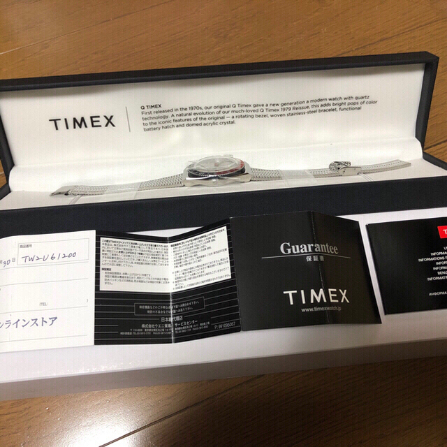 ⚫︎NEW! TIMEX Q 新カラー (ホワイト)