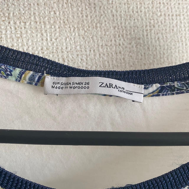 ZARA(ザラ)のZARA ザラ　タンクトップ　ノースリーブ レディースのトップス(カットソー(半袖/袖なし))の商品写真