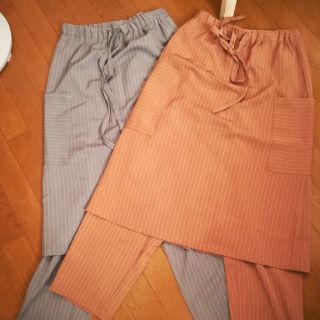 メルロー(merlot)の★メルロー★美品★２着セット★ギャルソンパンツ★コックパンツ★(カジュアルパンツ)