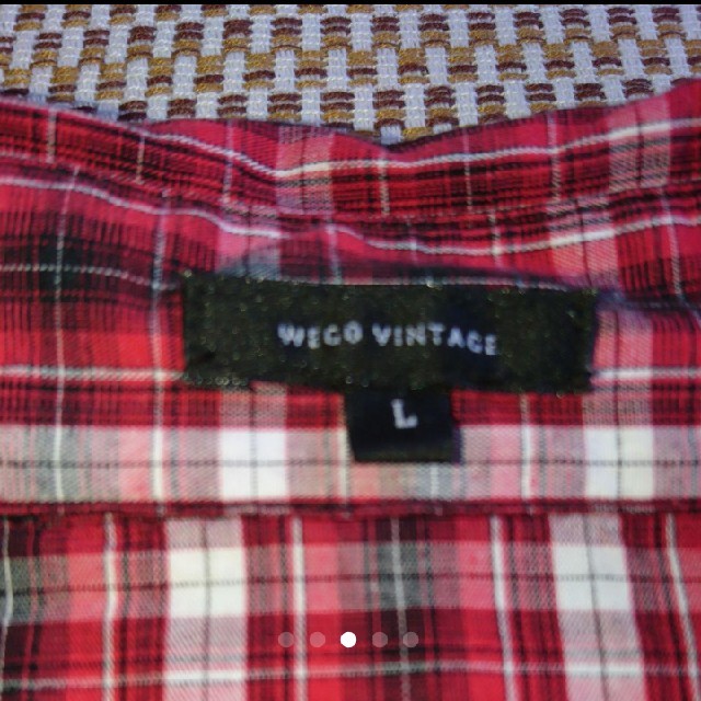 WEGO(ウィゴー)の半袖シャツ チェックシャツ wego vintage メンズのトップス(シャツ)の商品写真