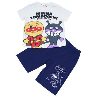 アンパンマン(アンパンマン)のみや様専用　80cm　アンパンマン＆ばいきんまん　Tスーツセットアップ　2020(Ｔシャツ)