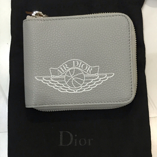 クリスチャンディオール(Christian Dior)のたらこ様専用　AIR DIOR ウォレット グレー 二つ折り財布　箱付き未使用(折り財布)