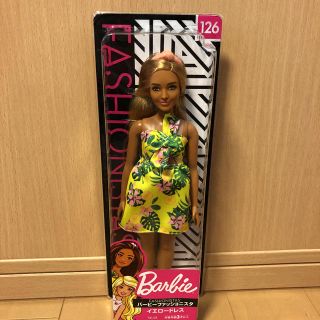 バービー(Barbie)のバービー　ファッショニスタ　イエロードレス(ぬいぐるみ/人形)