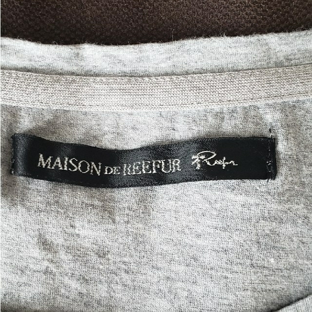 Maison de Reefur(メゾンドリーファー)のメゾンドリーファー　ロゴTシャツ　グレー レディースのトップス(Tシャツ(半袖/袖なし))の商品写真