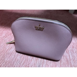 ケイトスペードニューヨーク(kate spade new york)の♡ケイトスペードサフィアーノポーチピンク♡(ポーチ)