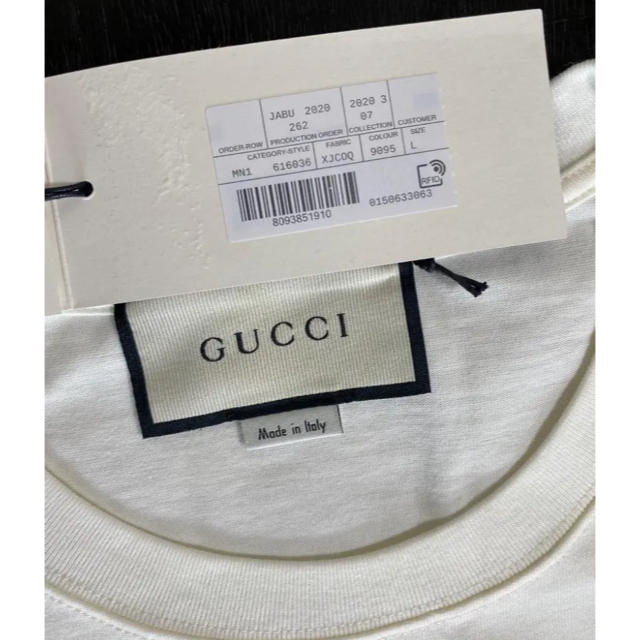 Gucci(グッチ)の20-21AW【新品】GUCCI グッチ original ロゴ Ｔシャツ L メンズのトップス(Tシャツ/カットソー(半袖/袖なし))の商品写真