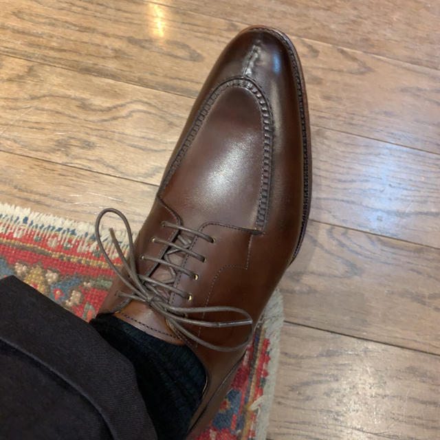 Crockett&Jones(クロケットアンドジョーンズ)のペルフェット　PERFETTO OCEANUS uチップ メンズの靴/シューズ(ドレス/ビジネス)の商品写真