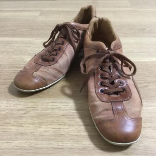 サントーニ(Santoni)のサントーニー　レザー　スニーカー(スニーカー)