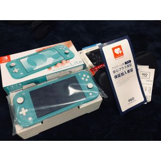 ニンテンドースイッチ(Nintendo Switch)の【美品】NINTENDO SWITCH LITE ターコイズカラー☆(携帯用ゲーム機本体)