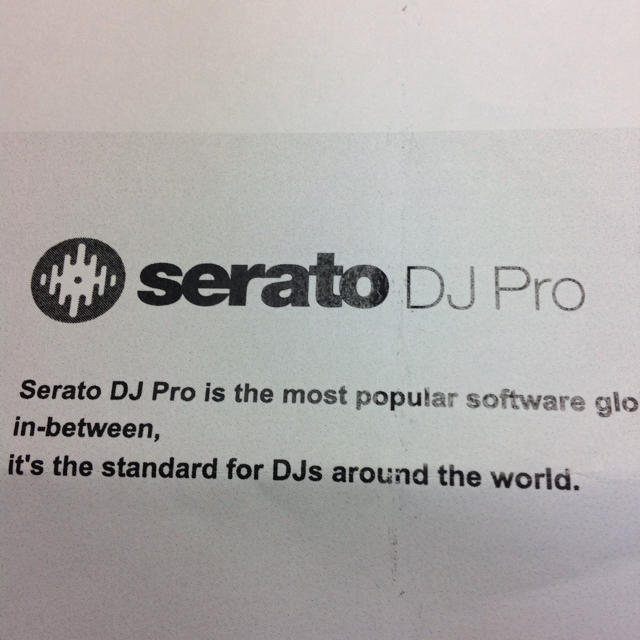 セラートdj pro有償版シリアルナンバー 楽器のDJ機器(DJコントローラー)の商品写真