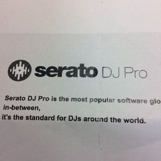 セラートdj pro有償版シリアルナンバー(DJコントローラー)