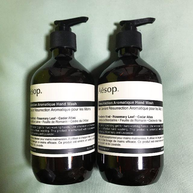 Aesop イソップ レスレクション ハンドウォッシュ 500ml 2本セット