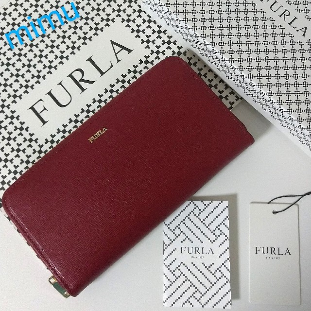 サイズ【新品】 FURLA BABYLON 2020年春夏新作 長財布 チェリーレッド