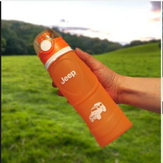 ジープ(Jeep)のJEEP シリコンボトル　ブラック　750ml 未使用　ノベルティ(ノベルティグッズ)