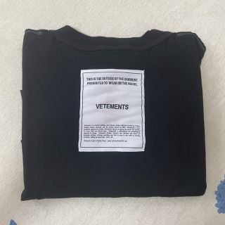 vetements ヴェトモン　インサイドアウトTシャツ(Tシャツ/カットソー(半袖/袖なし))