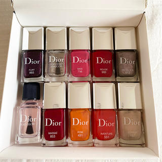 ディオール(Dior)のディオール ヴェルニ💅お好きなカラー三点セット(ネイル用品)