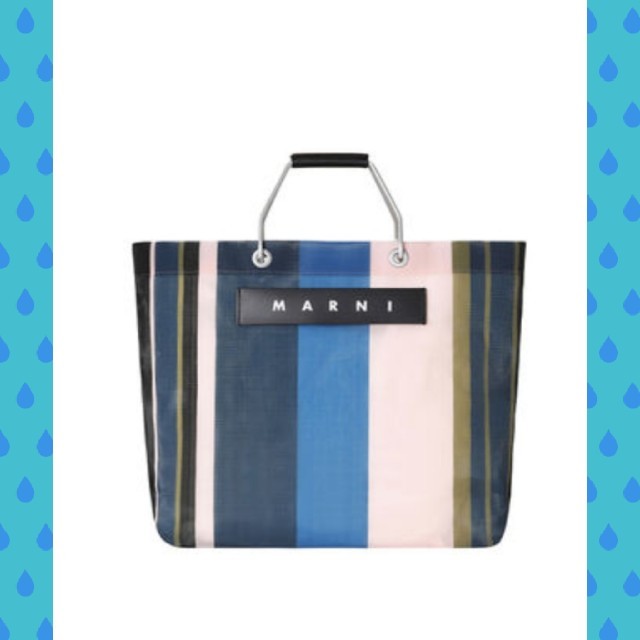 Marni(マルニ)の専用✩.*˚ターコイズ、ラッカーレッド、ナイトブルー3色セット レディースのバッグ(かごバッグ/ストローバッグ)の商品写真