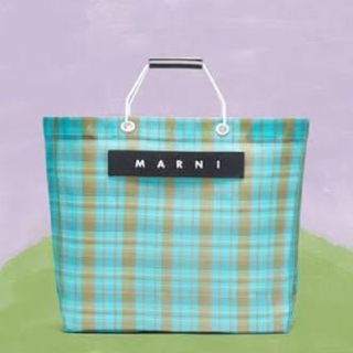 マルニ(Marni)の専用✩.*˚ターコイズ、ラッカーレッド、ナイトブルー3色セット(かごバッグ/ストローバッグ)