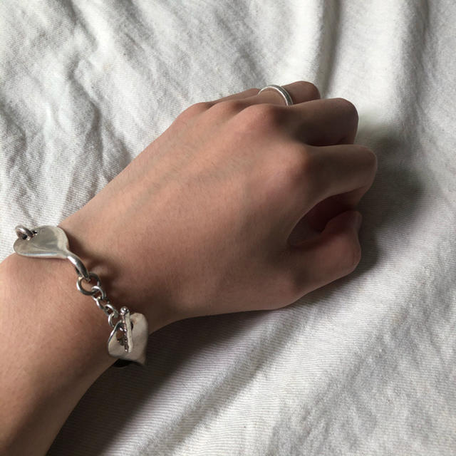 silver bracelet  ビンテージ old 希少 美品 tバー