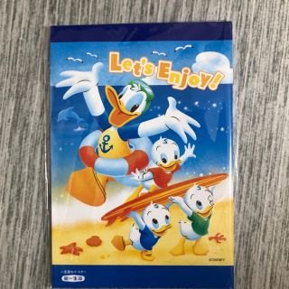 ディズニー(Disney)の第一生命ノベルティ　メモ帳(ノベルティグッズ)