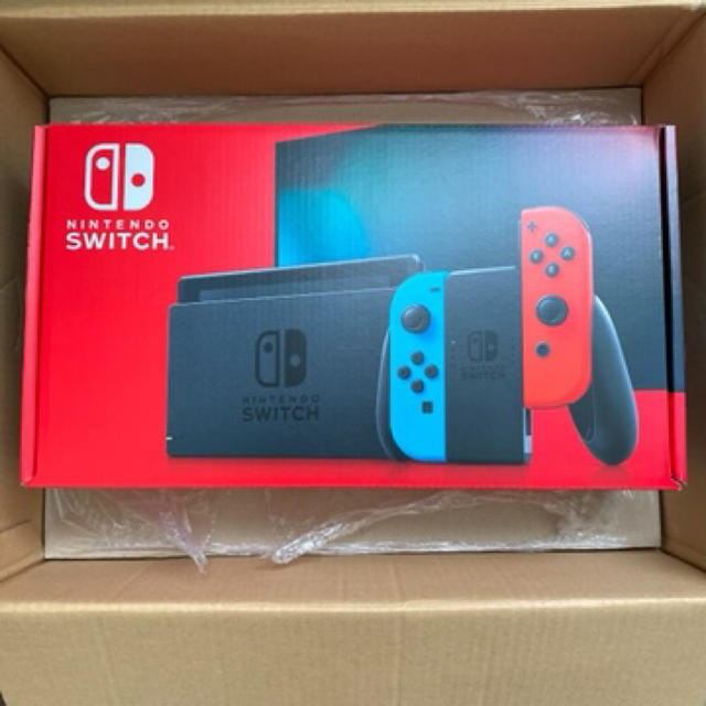 【新品】Nintendo Switch新モデル　任天堂スイッチ本体　ネオンブルー任天堂