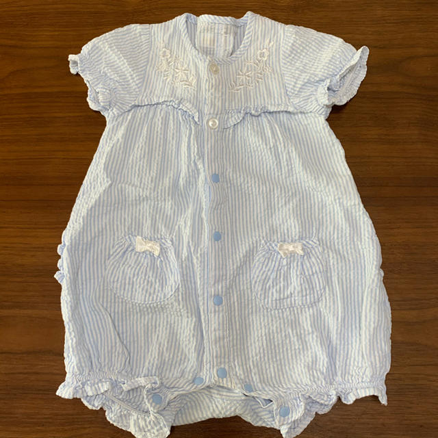 アカチャンホンポ(アカチャンホンポ)の半袖ロンパース 70 女の子 キッズ/ベビー/マタニティのベビー服(~85cm)(ロンパース)の商品写真