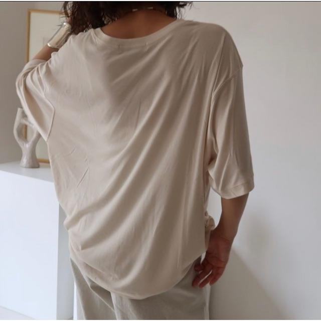 DEUXIEME CLASSE - ☆新品☆argue Tシャツ DEUXIEME CLASSE - 新品☆argue COTTON RYOCEL OVER T SHIRTの