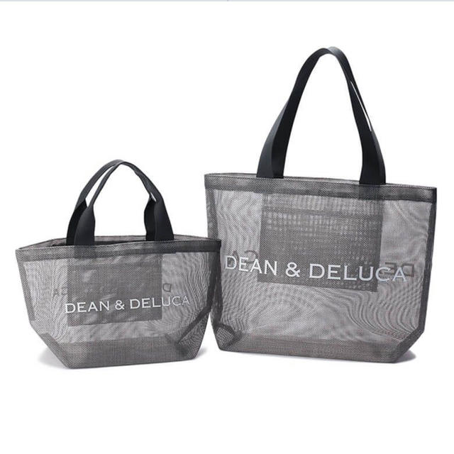 DEAN & DELUCA メッシュトートバッグ シルバー