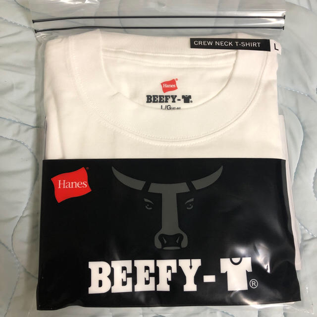 Hanes(ヘインズ)のHanes BEEFY-T Lサイズ メンズのトップス(Tシャツ/カットソー(半袖/袖なし))の商品写真