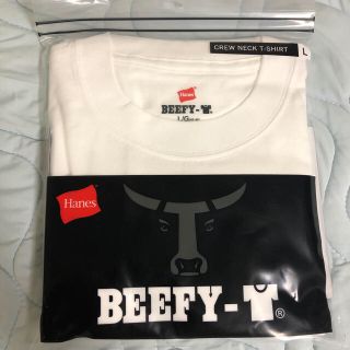 ヘインズ(Hanes)のHanes BEEFY-T Lサイズ(Tシャツ/カットソー(半袖/袖なし))