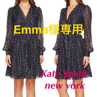 ケイトスペードニューヨーク(kate spade new york)のKate Spade ケイトスペード ワンピース 星柄 ドット(ミニワンピース)