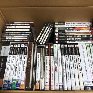 プレイステーション2(PlayStation2)のps ps2 xbox360 wiiなど大量まとめ　50本以上(家庭用ゲームソフト)