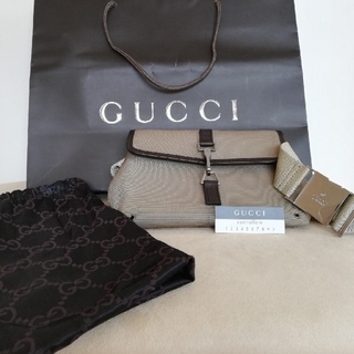 グッチ(Gucci)の【正規品】美品　GUCCI　ボディバッグ　ウェストバッグ(ボディバッグ/ウエストポーチ)