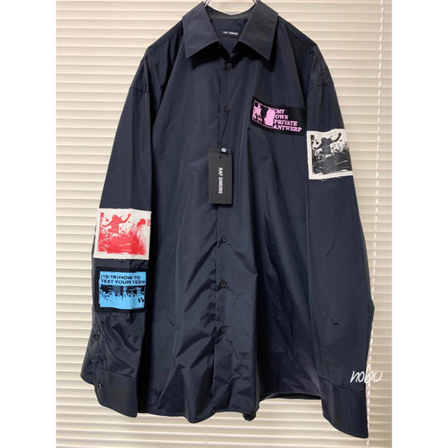 シャツ新品【RAF SIMONS】OVERSIZED PATCH SHIRT 48