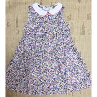 新品新作　JoJoMamanBebe  花柄　ワンピース　86cm