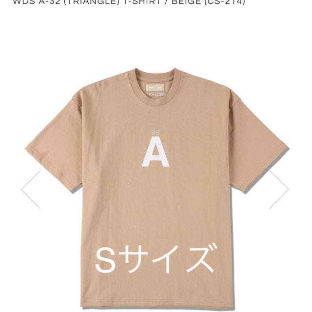 WDS A-32 (TRIANGLE) T-SHIRT﻿ / BEIGE   メンズのトップス(Tシャツ/カットソー(半袖/袖なし))の商品写真