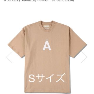 WDS A-32 (TRIANGLE) T-SHIRT﻿ / BEIGE  (Tシャツ/カットソー(半袖/袖なし))