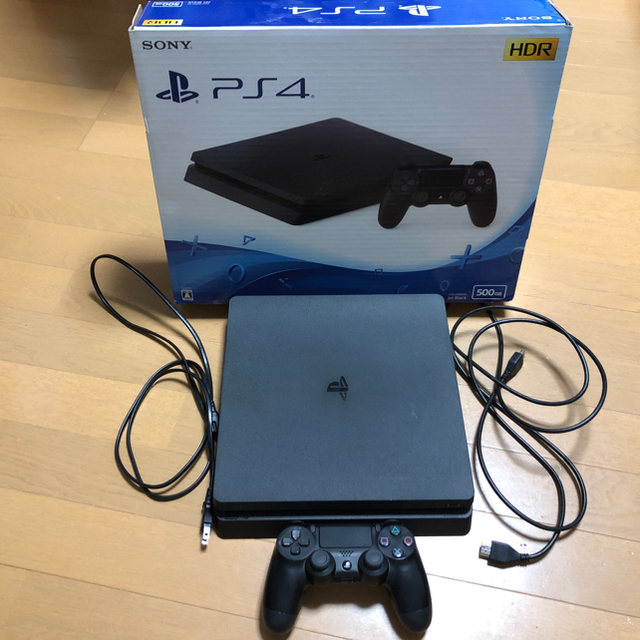 付属品付き】PlayStation4 500GB ブラック - 家庭用ゲーム機本体
