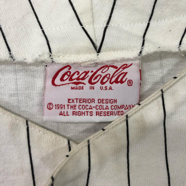 コカ・コーラ(コカコーラ)の91年製 vintage Coca-Cola baseball shirt メンズのトップス(シャツ)の商品写真