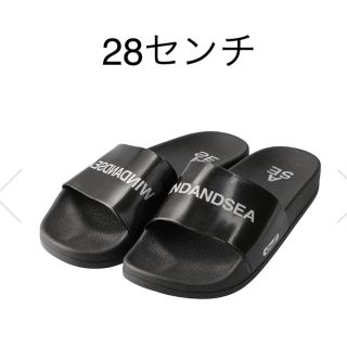 シー(SEA)のWDS (INVERT) RUBBER SANDAL / BLACK (AC-8(サンダル)