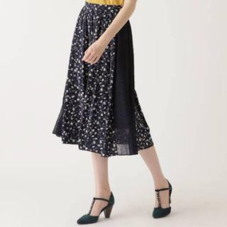 ジルスチュアート(JILLSTUART)のジルスチュアート   ドッキングスカート(ひざ丈スカート)