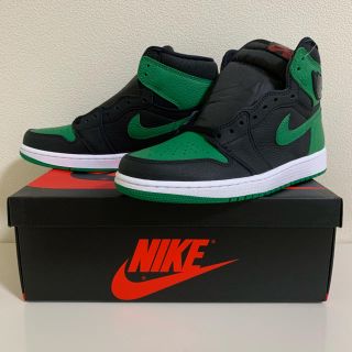 ナイキ(NIKE)のNIKE AIR JORDAN1 BLACK PINE GREEN 26.5cm(スニーカー)