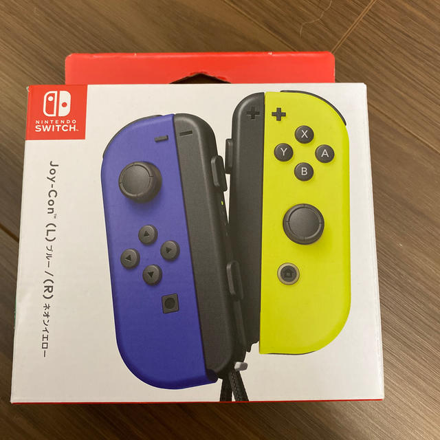 任天堂(ニンテンドウ)のNintendo JOY-CON (L)/(R) ブルー　ネオンイエロー エンタメ/ホビーのゲームソフト/ゲーム機本体(家庭用ゲーム機本体)の商品写真