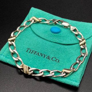 ティファニー(Tiffany & Co.)の希少 美品 ティファニー 喜平 コンビ ブレスレット JG50(ブレスレット)